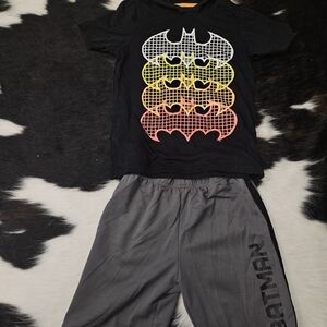 Batman Black and Gray Kids Matching Set
